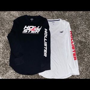Hollister graphic long sleeved shirts set of two